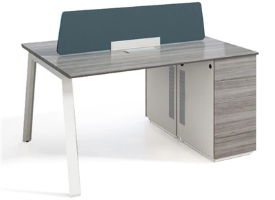Desk With Privacy Panel