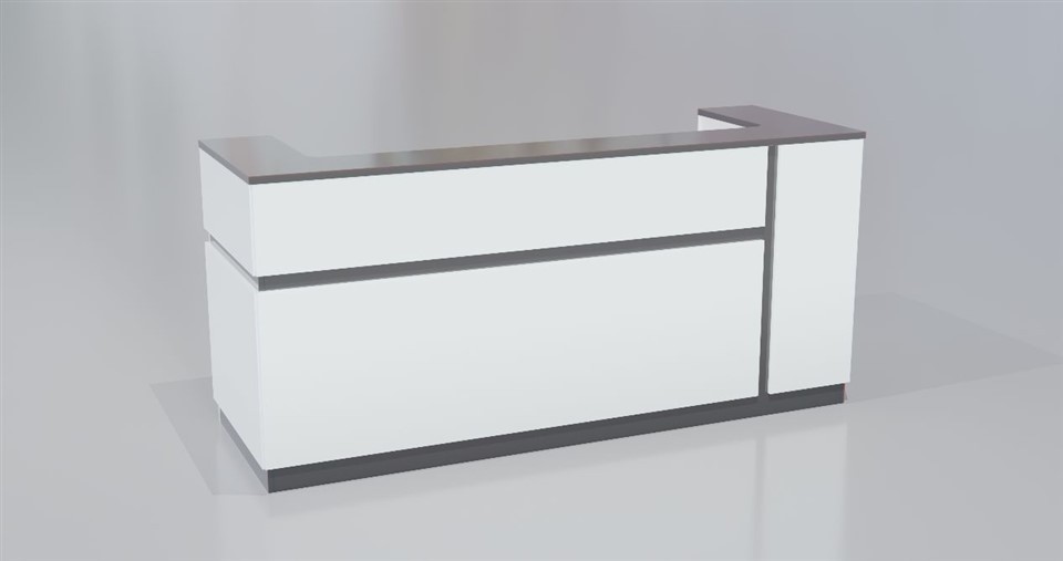 Melamine Reception Desk high quality