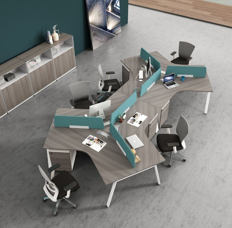 Office Desk With Privacy Panel high quality